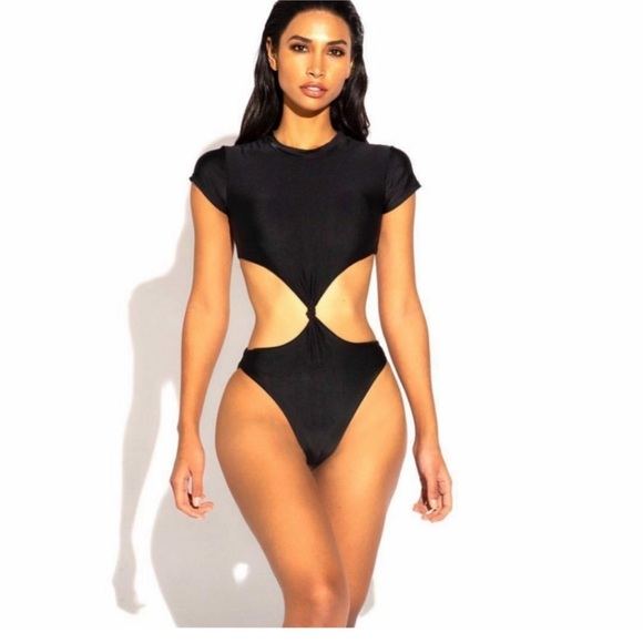 Matte Collection One Piece Knot Swimsuit NWOT - Picture 1 of 3